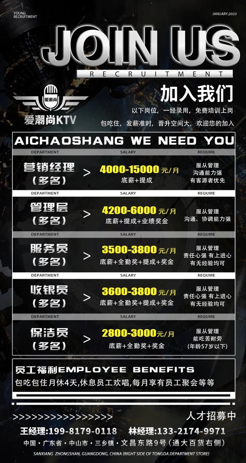 KTV招聘信息撰写技巧与春节跳槽优势