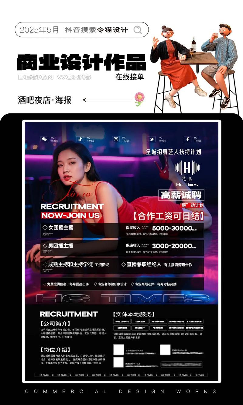 贵阳银湖会夜场模特招聘 时尚走秀互动高薪日结