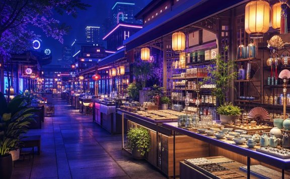 松原夜场女孩的深夜觅食路线：查干湖胖头鱼配烧烤