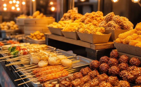 贵阳夜场下班后的深夜食堂，肠旺面配烧烤才叫圆满